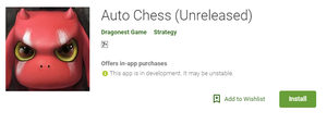 Auto Chess Mobile Version - Google Play Store Android launch